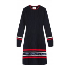 PEPE JEANS WANDA PG951680-594 ΠΑΙΔΙΚΟ ΠΛΕΚΤΟ ΟΛΟΣΩΜΟ ΦΟΡΕΜΑ ΚΟΡΙΤΣΙ  ΜΠΛΕ